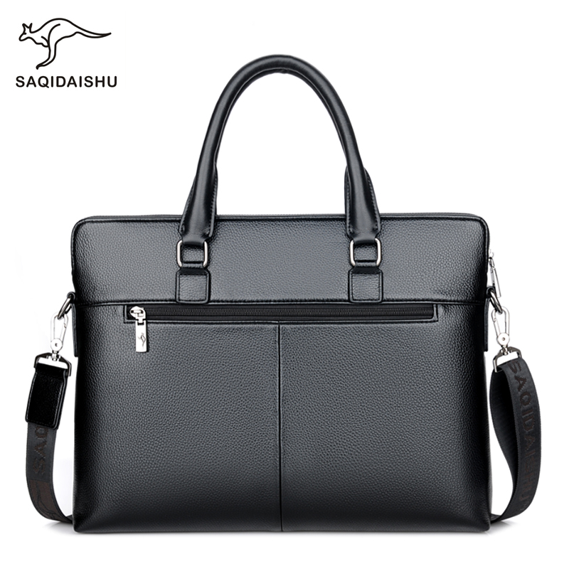 Luxury Bags Brands - Men Leather Shoulder Bag Business For
