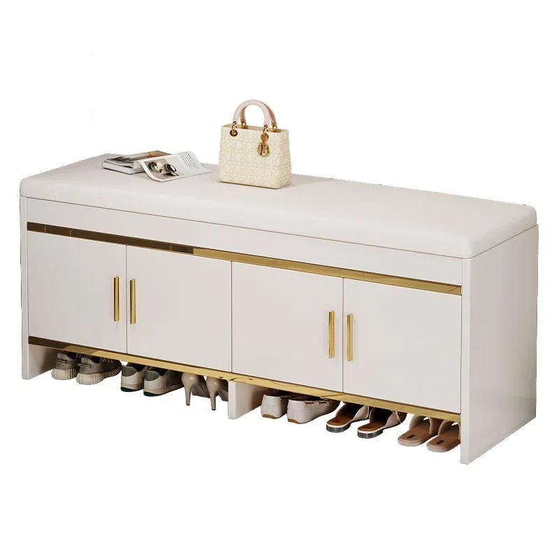 Luxury Bags Entry - Shoe Change Stool Light Luxury Door
