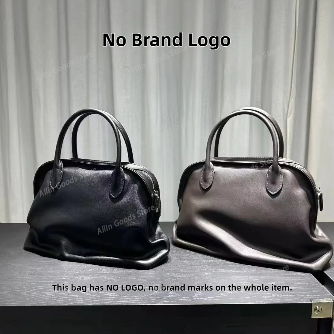 Luxury Bags Gr - Genuine Cowskin Leather Mini Shell Tote