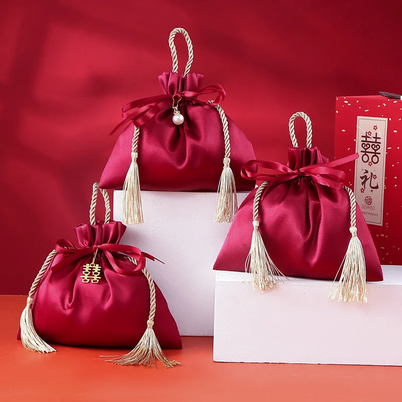 Luxury Bags For School - 10PCS Luxury Packing Drawstring Velvet Pouch