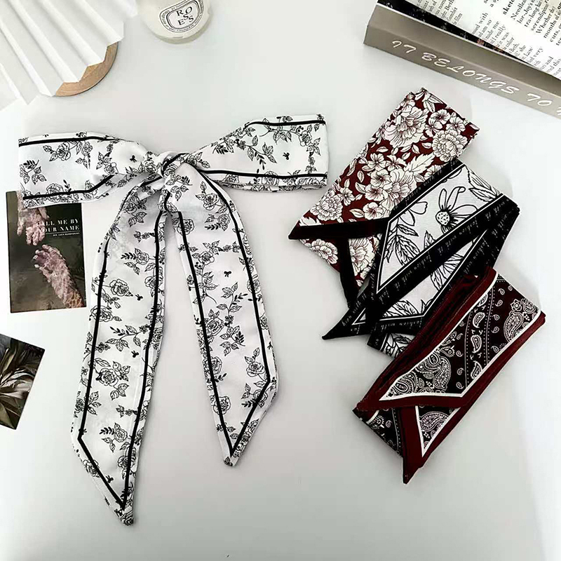 Luxury Bags China - Luxury Fashion Woman Skinny Silk Scarf