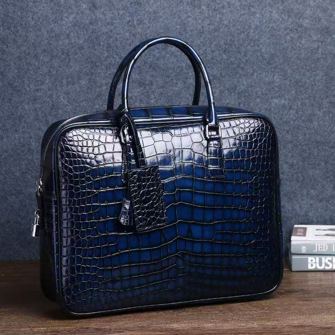 Luxury Bags For School - 2025 New Luxury Alligator Pattern Genuine