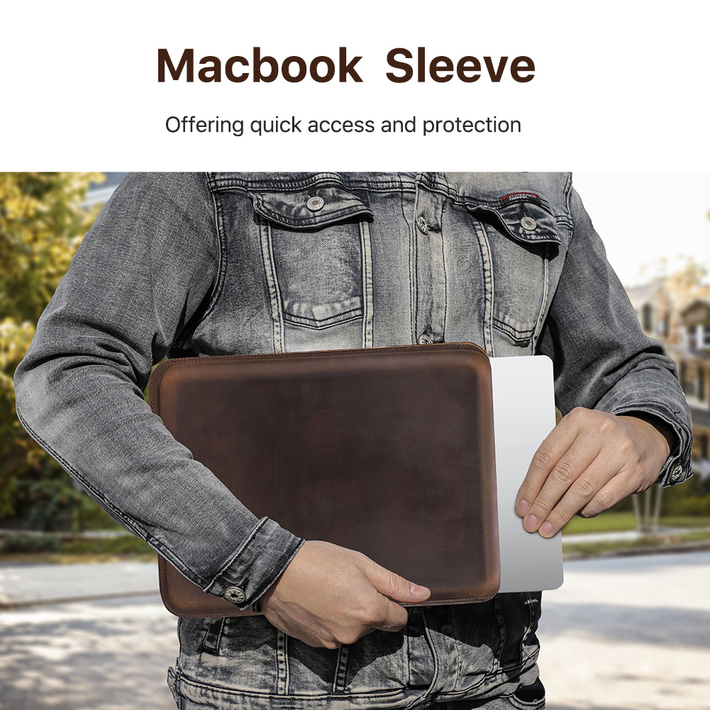 Luxury Genuine Leather Laptop  - Luxury Bags For School recension och pris
