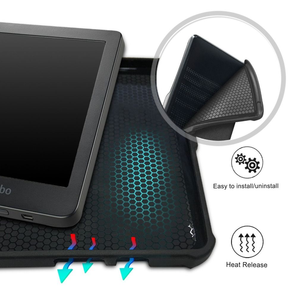 Auto Sleep/Wake 6 inch E-book  - Briefcase Leather Slim recension och pris