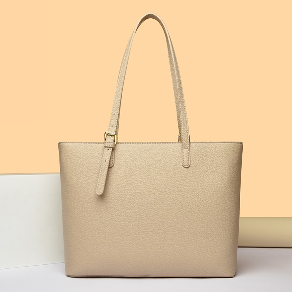 Solid Color Women's Shoulder B - Luxury Tote Bags With Zipper recension och pris