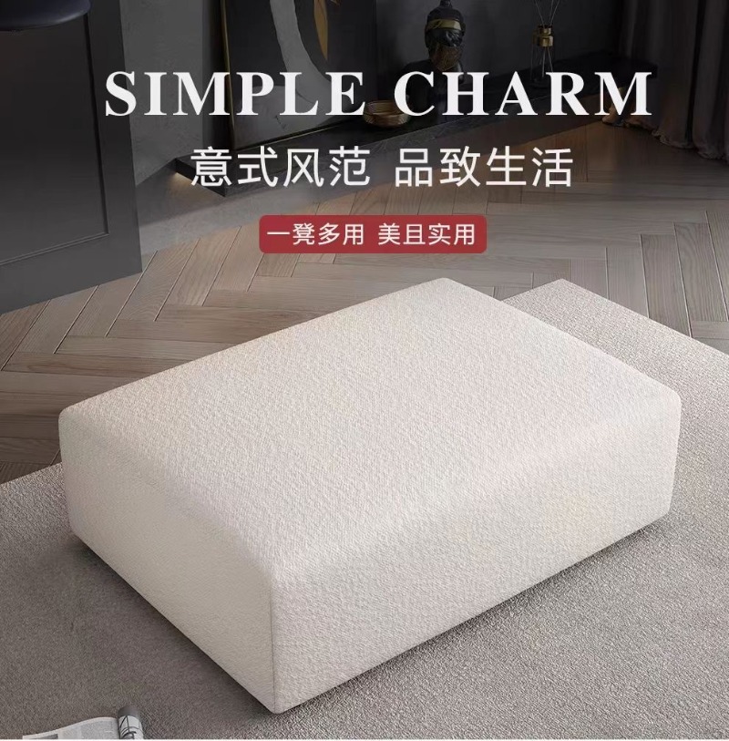 Square Lamb cashmere sofa foot - Luxury Bags Europe recension och pris