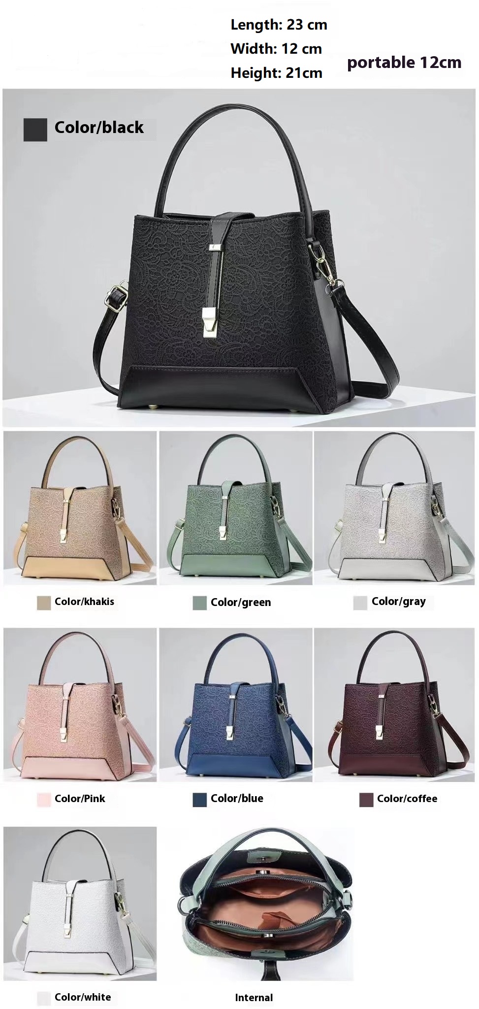 New Luxury Tote Bag Leather Cl - Luxury Tote Bags With Zipper recension och pris