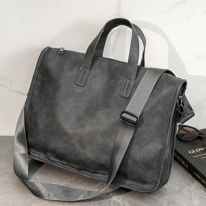 Casual Business Men's Handbag  - Luxury Tote Bags With Zipper recension och pris