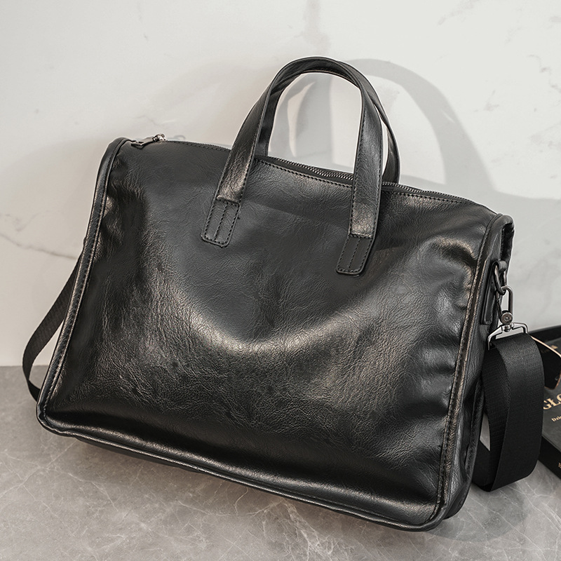 Casual Business Men's Handbag  - Luxury Tote Bags With Zipper recension och pris