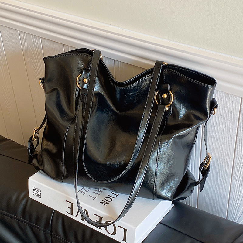 Vintage Women's Shoulder Bag L - Luxury Tote Bags With Zipper recension och pris