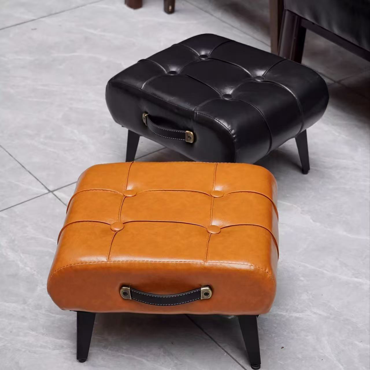 Small stool oil wax leather ho - Luxury Bags Entry recension och pris