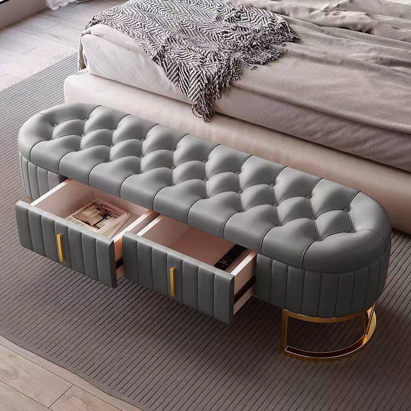 Light luxury shoe change stool - Luxury Bags Entry recension och pris