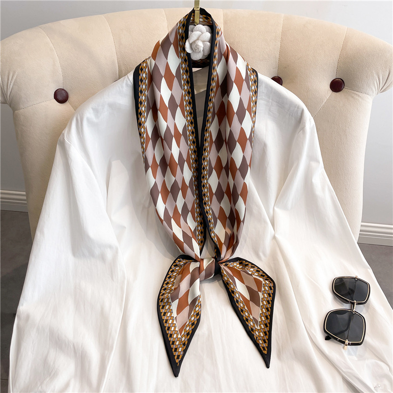Fashion Print Long Silk Scarf  - Luxury Bags China recension och pris