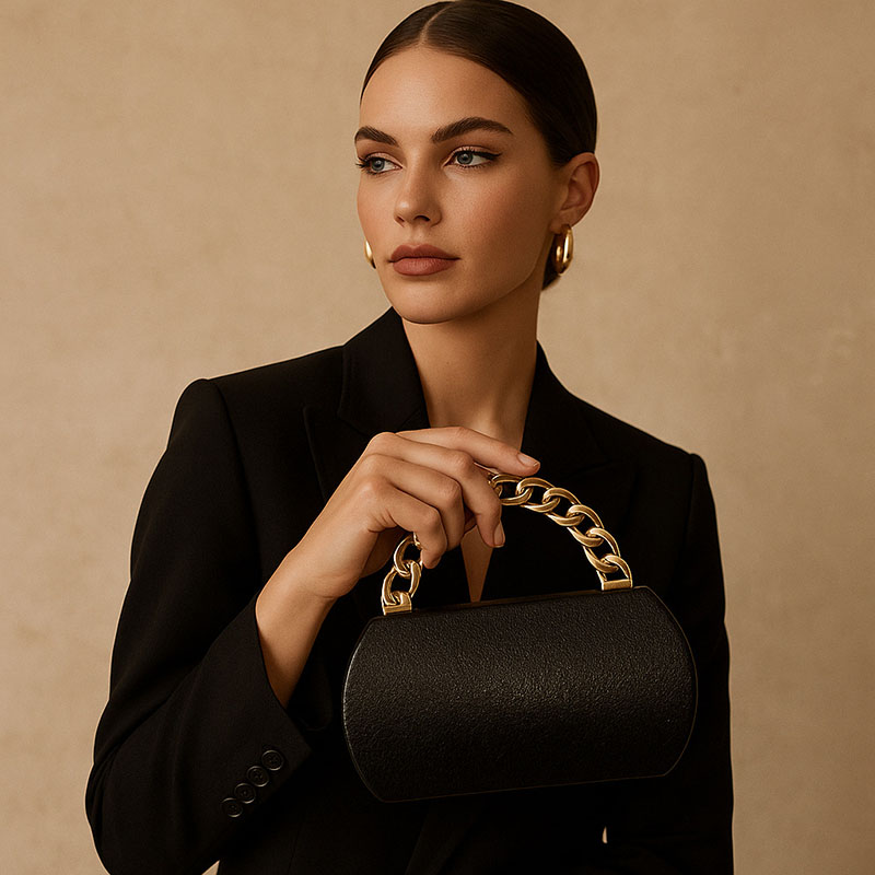 Luxury Gold Metal Buckle Box C - Luxury Bags Duffle recension och pris