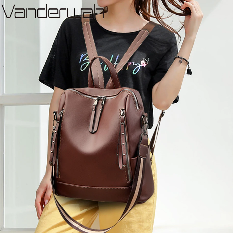Brand Luxury Backpacks Soft Le - Luxury Tote Bags With Zipper recension och pris