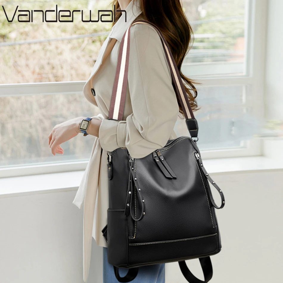 Brand Luxury Backpacks Soft Le - Luxury Tote Bags With Zipper recension och pris