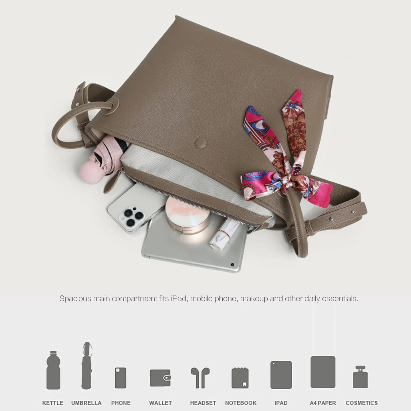 Light Luxury High end Women To - Luxury Tote Bags With Zipper recension och pris