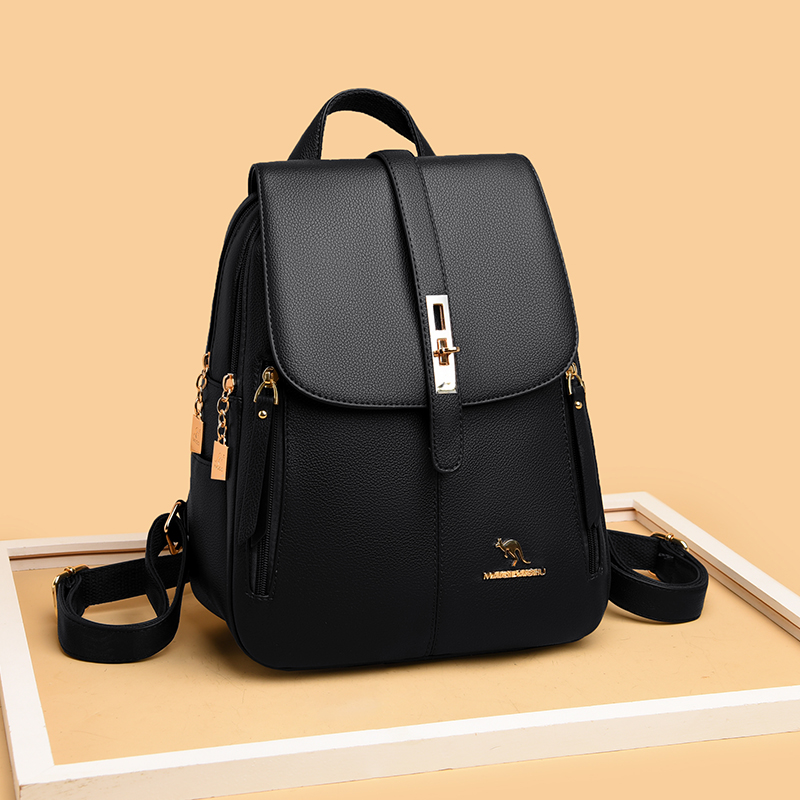 Luxury Women Leather Backpacks - Luxury Tote Bags With Zipper recension och pris
