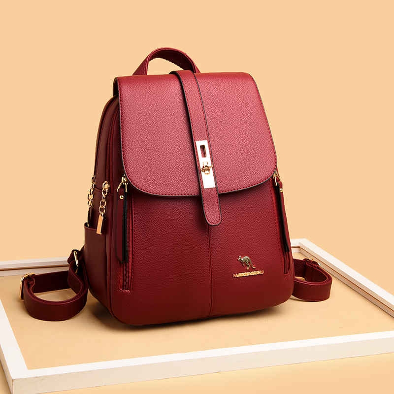 Luxury Women Leather Backpacks - Luxury Tote Bags With Zipper recension och pris