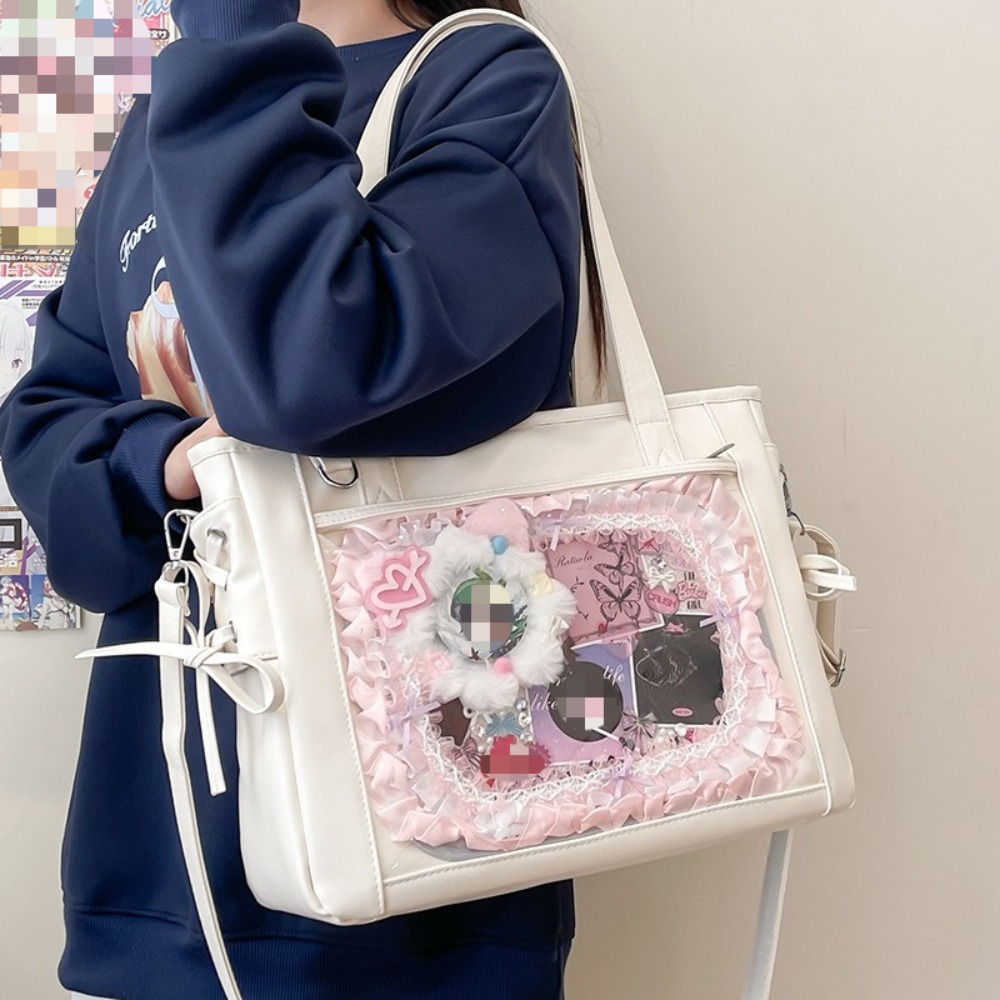 New Japanese Cute Kawaii Girls - Luxury Tote Bags With Zipper recension och pris