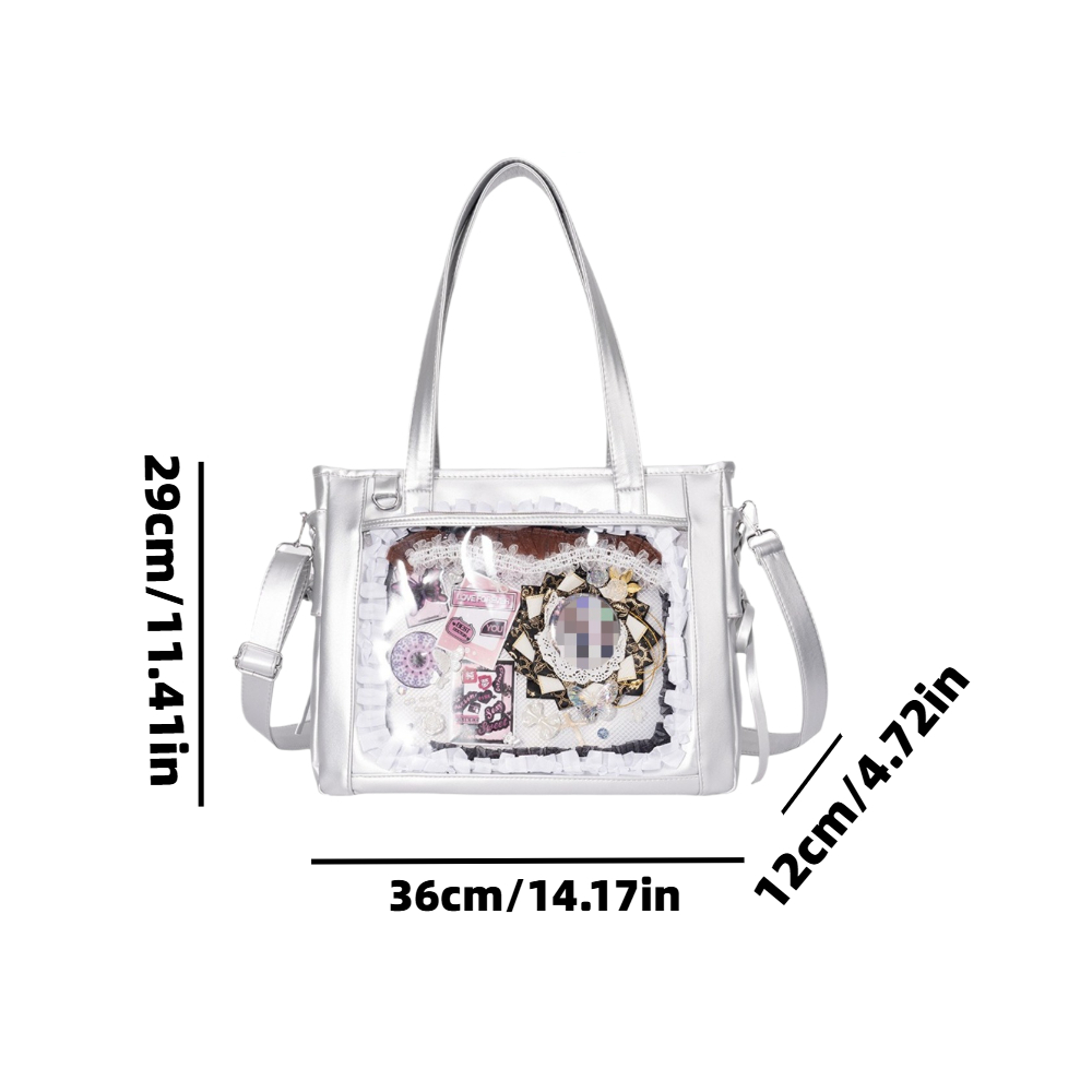 New Japanese Cute Kawaii Girls - Luxury Tote Bags With Zipper recension och pris