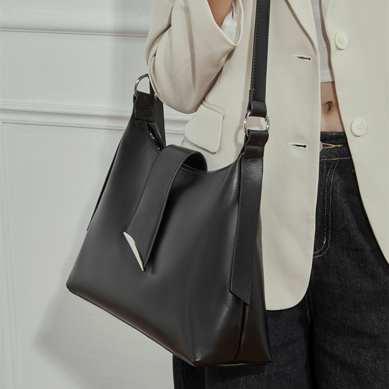 Hifashion Cowhide Genuine Leat - Luxury Tote Bags With Zipper recension och pris