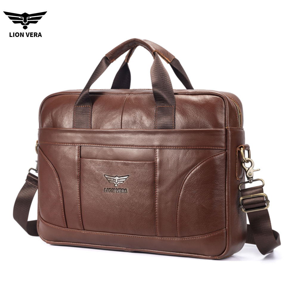 LION VERA Genuine Leather Buss - Luxury Bags For School recension och pris