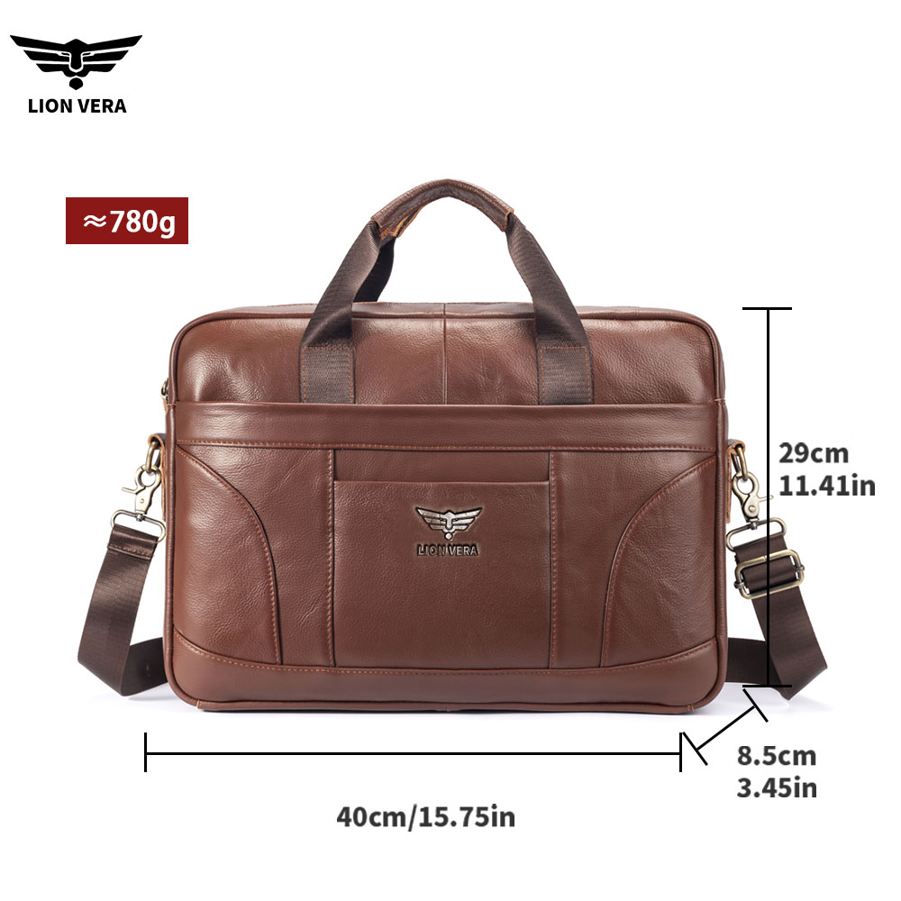 LION VERA Genuine Leather Buss - Luxury Bags For School recension och pris