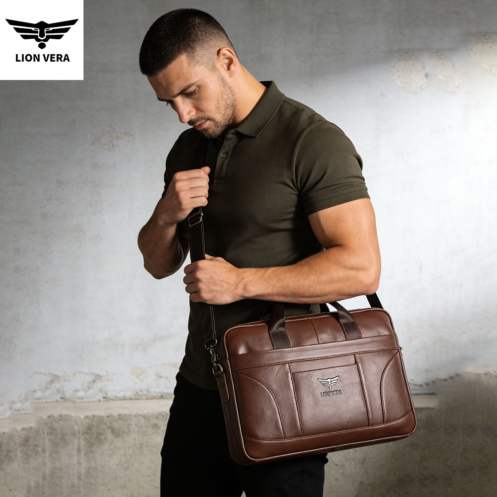LION VERA Genuine Leather Buss - Luxury Bags For School recension och pris
