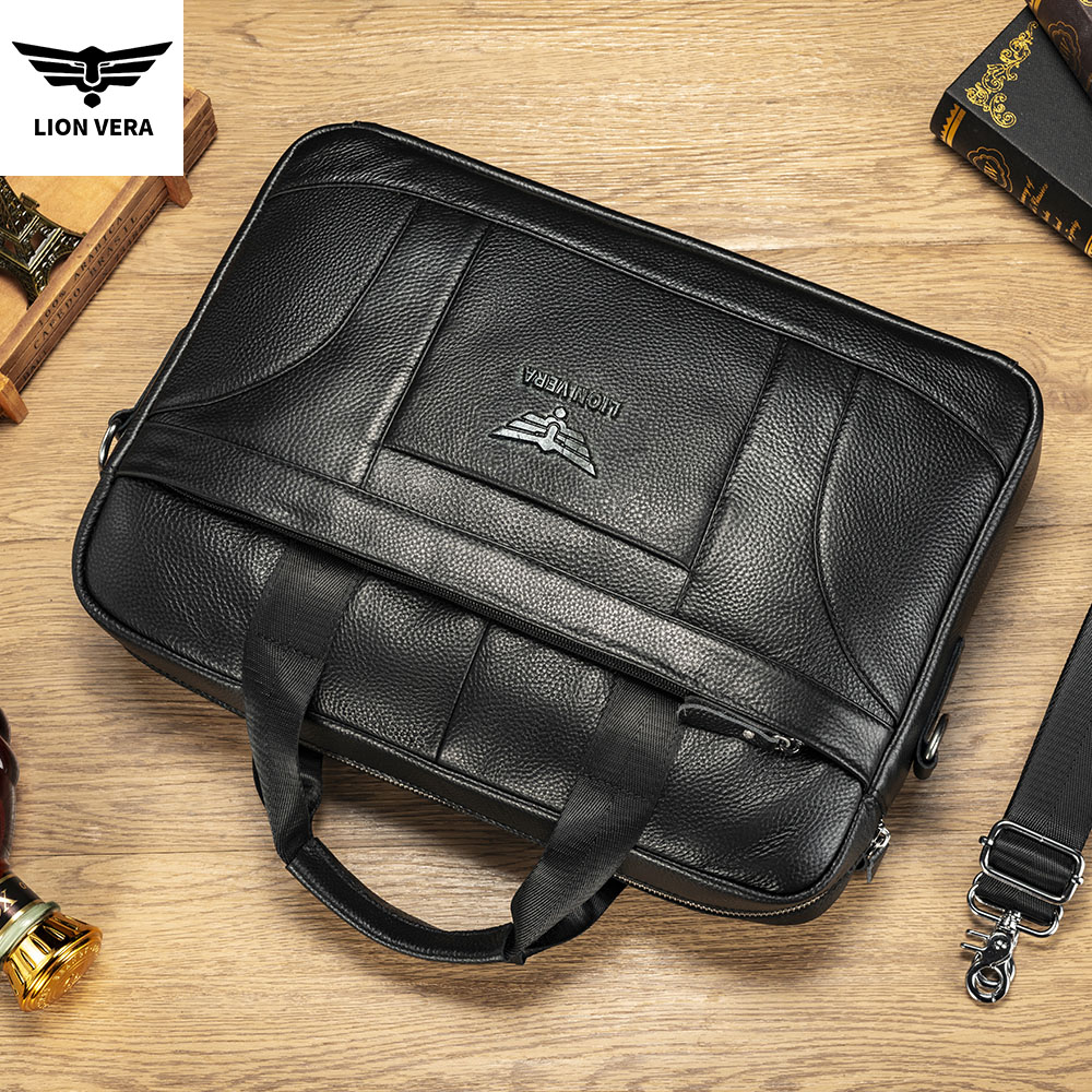 LION VERA Genuine Leather Buss - Luxury Bags For School recension och pris