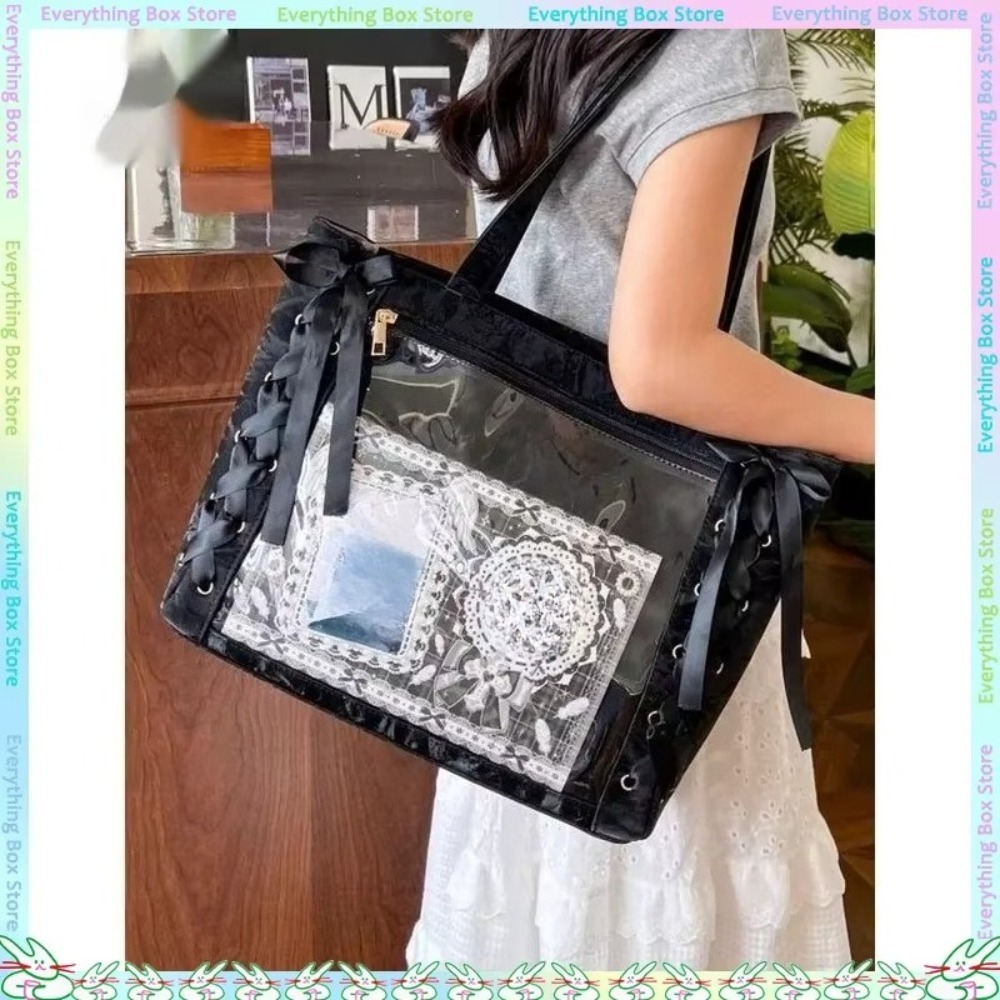 Versatile Fashion Ribbon Itaba - Luxury Tote Bags With Zipper recension och pris