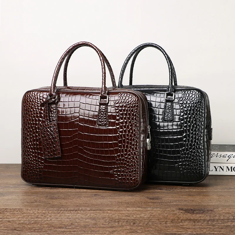 2025 New Luxury Alligator Patt - Luxury Bags For School recension och pris