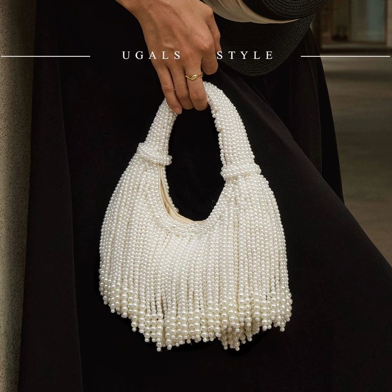 Design Handle Pearl Evening Cl - Luxury Bags Duffle recension och pris