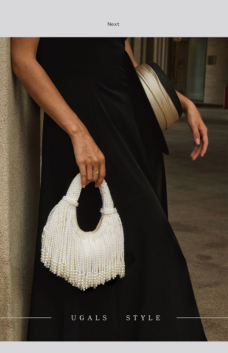 Design Handle Pearl Evening Cl - Luxury Bags Duffle recension och pris