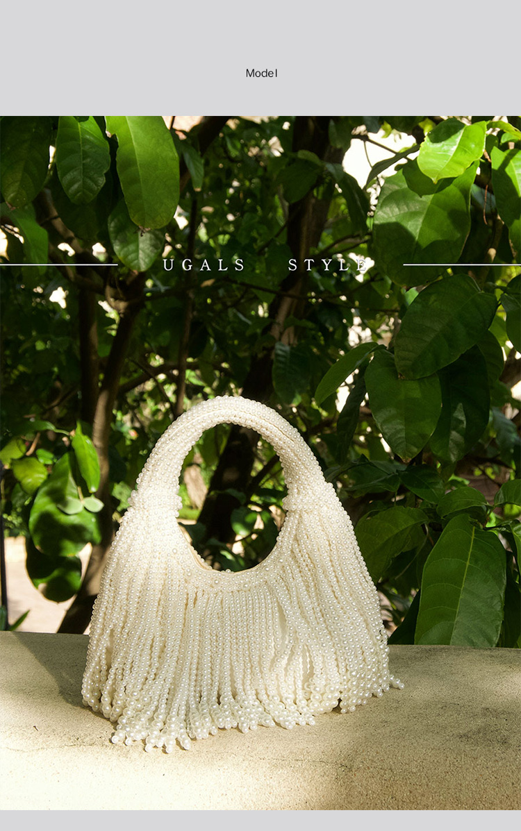 Design Handle Pearl Evening Cl - Luxury Bags Duffle recension och pris